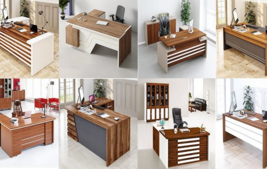 Different styles of office tables